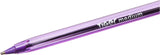 Box of 50 purple Tiger Ultra Glide ballpoint pens arranged in a row, showcasing smooth ink flow and sleek design.