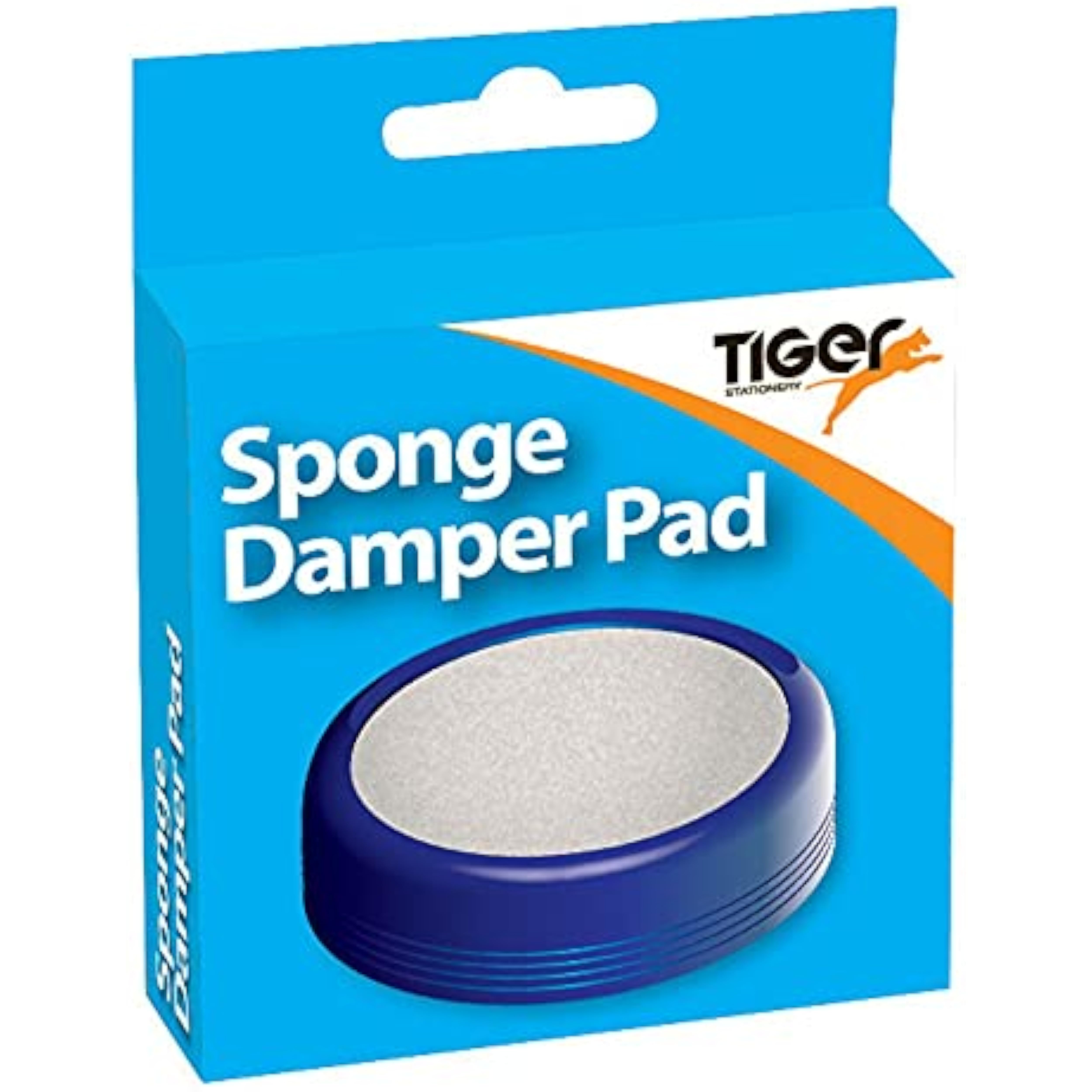 Tiger Blue Sponge Damper Pad for musical instruments, soft foam cushioning for sound dampening and protection.