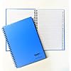 Tiger A5 Twinwire A4 72-sheet spiral index notebook for organization and note-taking with durable cover and wire binding.