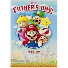 Hallmark Father's Day Card - Fun Super-Mario Design