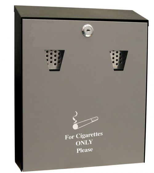 Cathedral Ash Bin 3.1 Litre Black/Grey