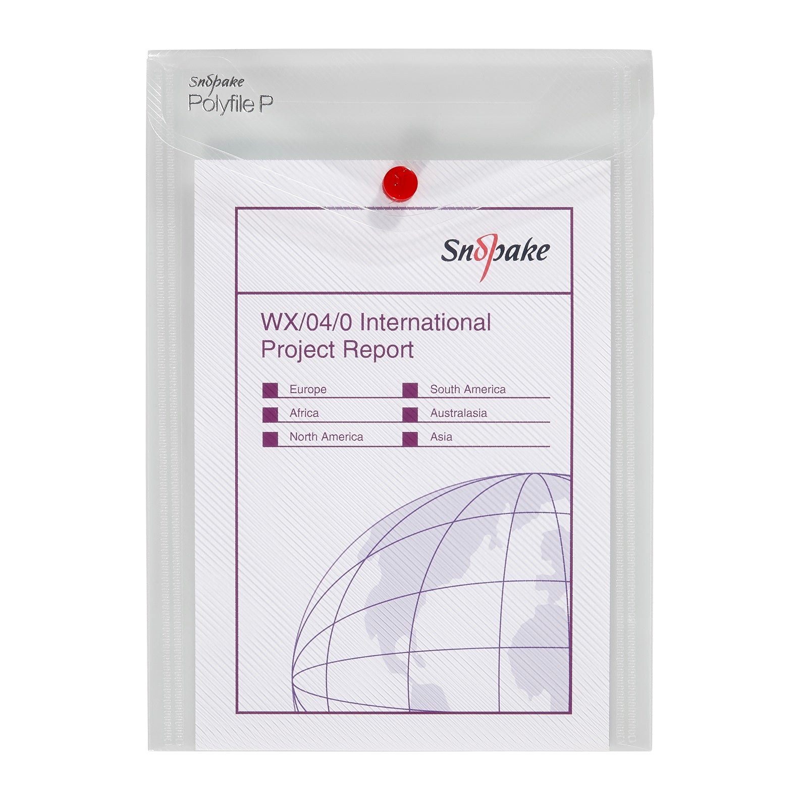 Snopake Polyfile Portrait Wallet File Polypropylene A5 Clear (Pack 5) - 13280