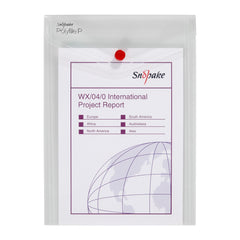 Snopake Polyfile Portrait Wallet File Polypropylene A5 Clear (Pack 5) - 13280