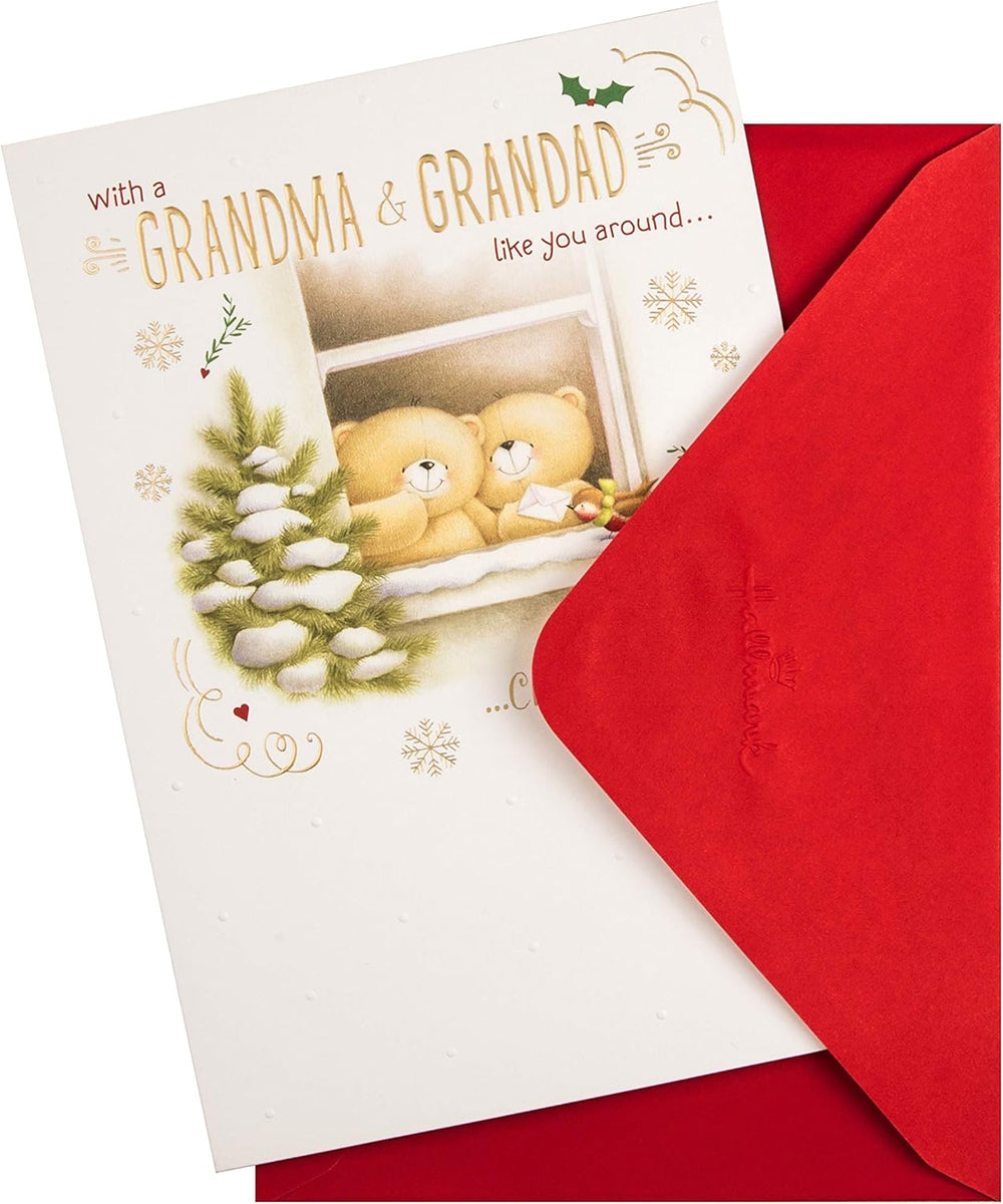 Christmas Card for Grandma & Grandad – Open Verse 075 Festive Design