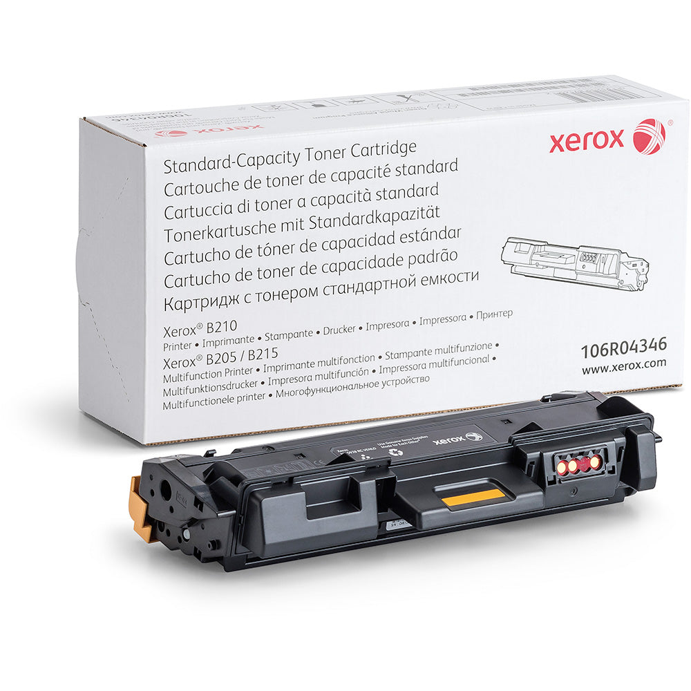 Xerox Black Standard Capacity Toner Cartridge 1.5k pages for B205 / B210/ B215 - 106R04346