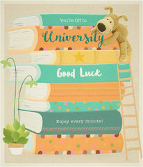 Cute Boofle Good Luck at University Card