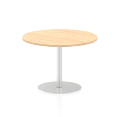 Dynamic Italia 1000mm Poseur Round Table Maple Top 725mm High Leg ITL0145 DD
