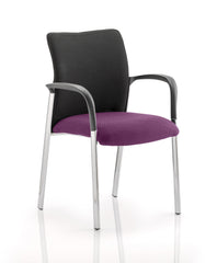 Academy Black Back Seat with Arms Bespoke Tansy Purple KCUP0032 DD