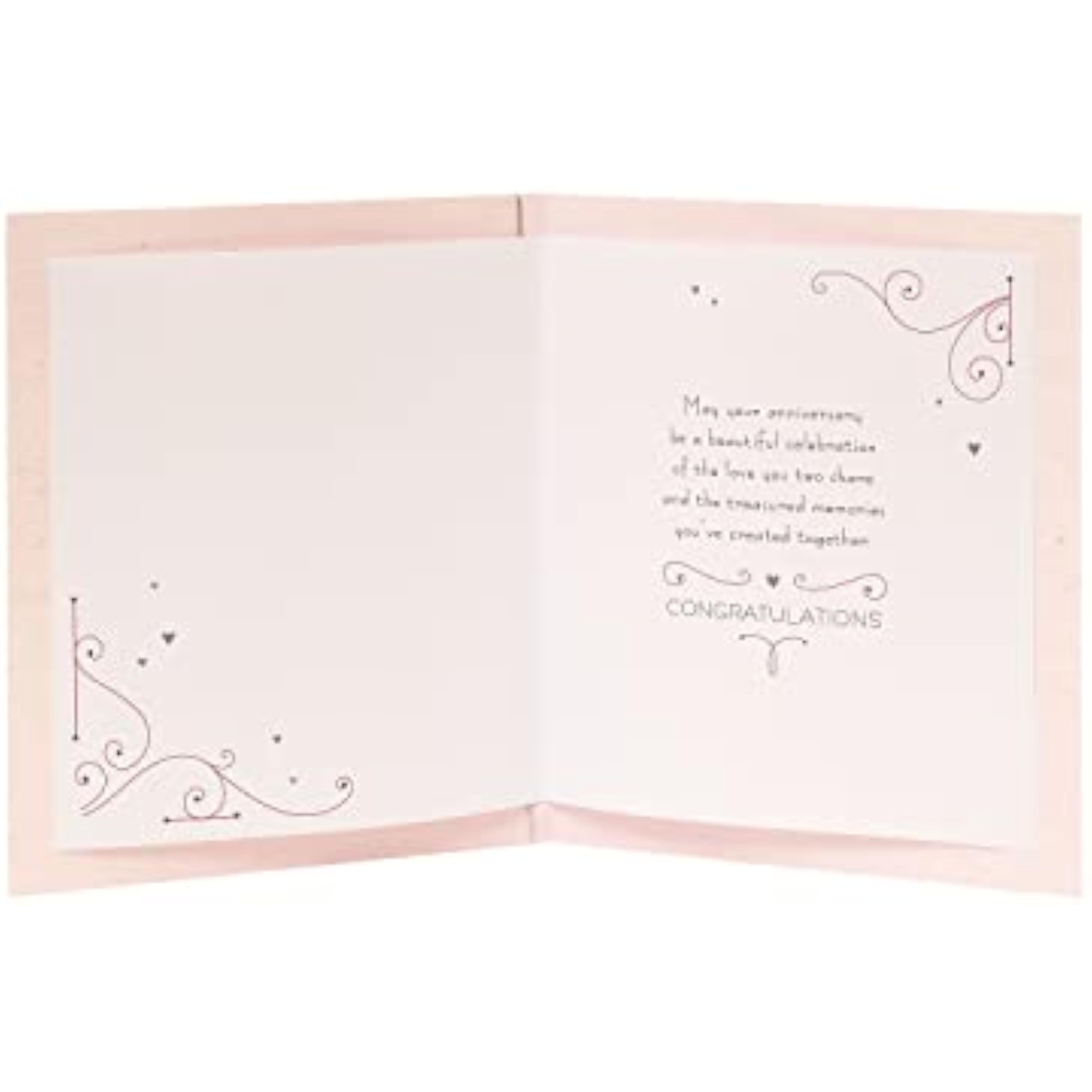 Luxury Anniversary Greetings Card for Both of You - Elegant Design