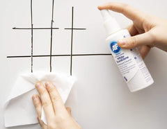 AF Complete Whiteboard Cleaning Kit - 125ml White board Cleaning Spray Solution, Magnets, Peelable Eraser, Pens and Absorbent Cloths, Ideal starter kit for all home office, classroom labs etc (WBK000)