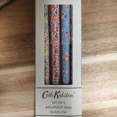 Cath Kidston Set of 4 Ballpoint Pens - Black Ink