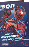 Marvel Spiderman Son Birthday Card