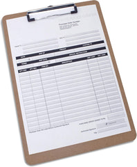 Rapesco Hardboard Clipboard with Low Profile Clip, A4 (Pack 12)