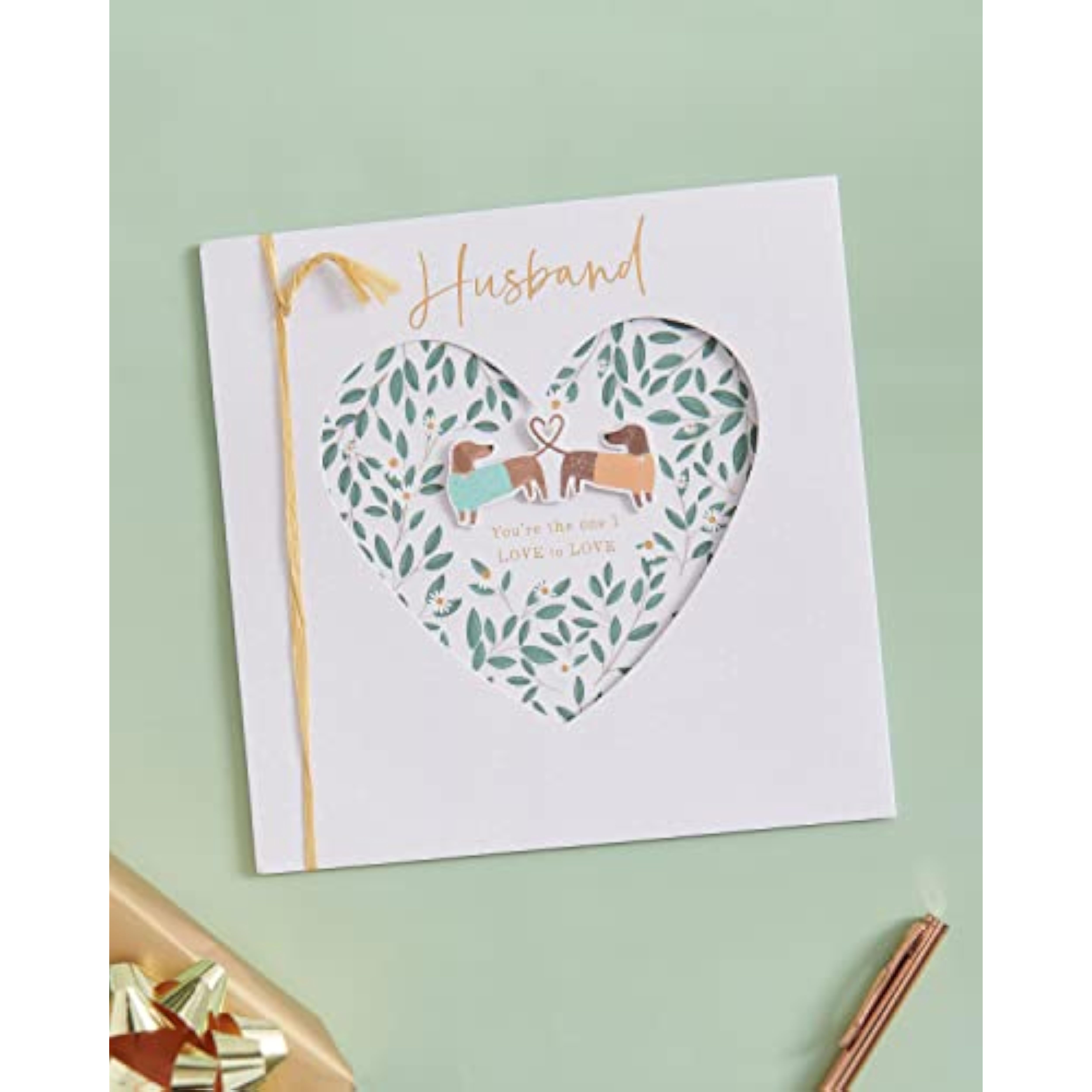 Husband Romantic Design With Pair of Sausage Dogs