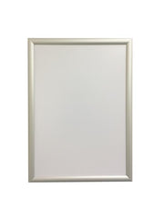 Deflecto A2 Wall Mounted 25mm Aluminium Snap Frame Literature Display Sign Holder Silver Effect Frame - SFA2S