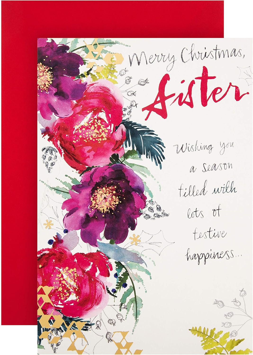 Christmas Card for Sister – Heartfelt Festive Design