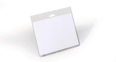 Durable Security Name Badge 60x90mm Includes Blank Insert Cards Transparent (Pack 20) - 813519
