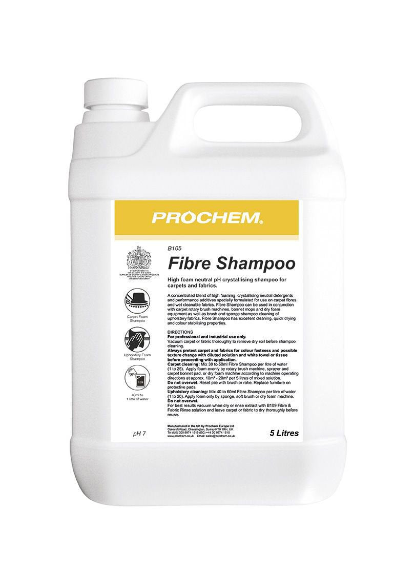 Prochem Fibre Shampoo For Carpets & Fabrics 5L 1010236