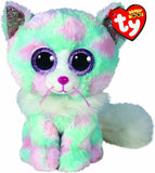 Ty Opal Pastel Cat plush soft toy, 15cm, featuring soft pastel colors and a cuddly plush texture, perfect for children.