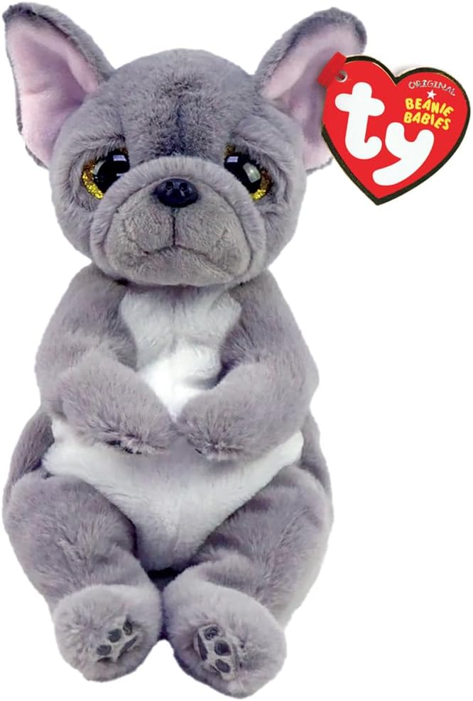 Soft Ty Wilfred Dog plush toy, adorable stuffed animal from Ty Soft Toys collection, featuring detailed fur and expressive eyes.