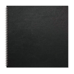 Rhino A4+ Oversize Hardback Scrapbook 40 Page Black Paper Plain (Pack 3) - RHBSB-8 DD