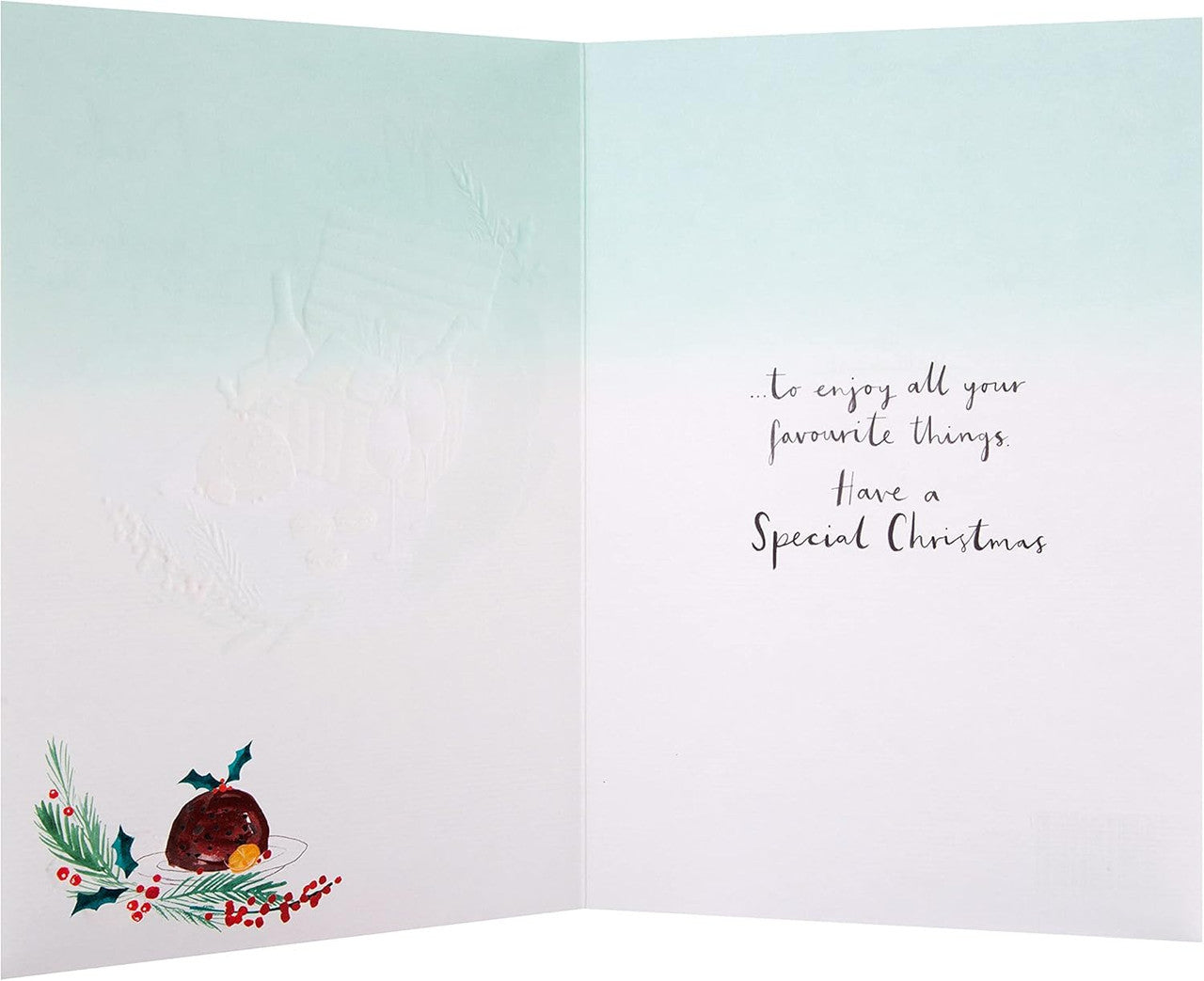 Mum and Dad Contemporary Illustrated Design with 3D Attachment Christmas Card