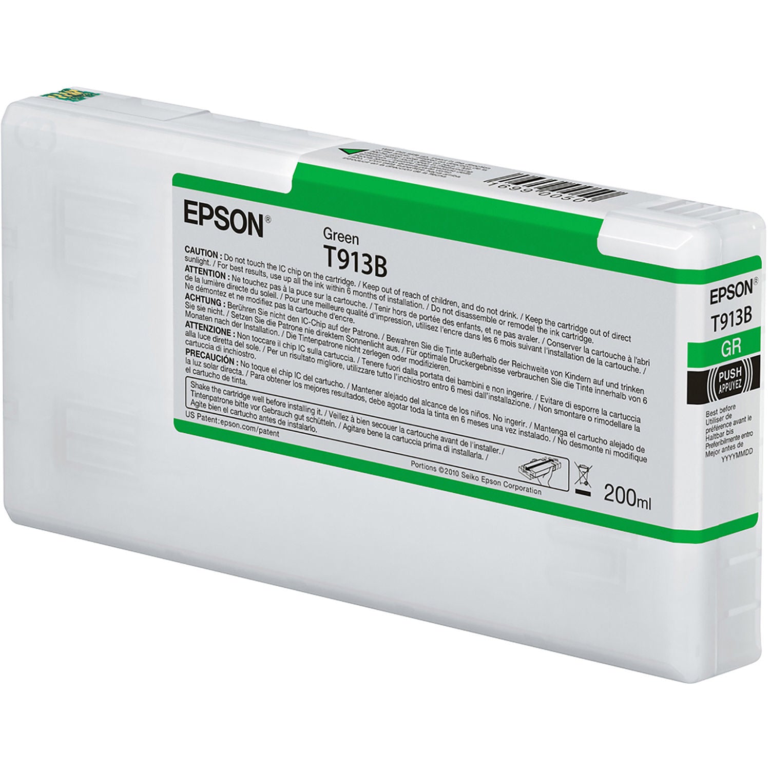 Epson T913B Green Ink Cartridge 200ml - C13T913B00
