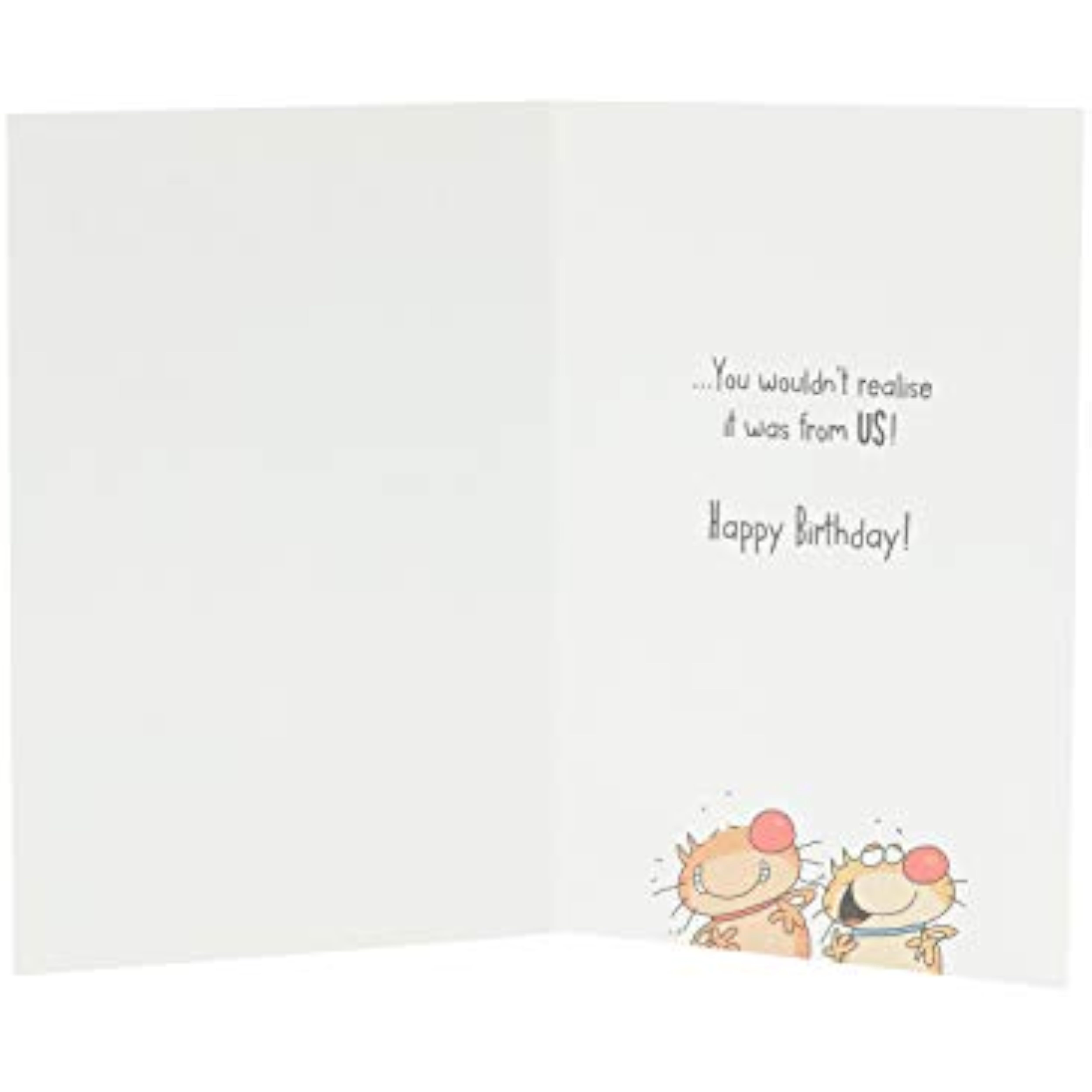 Funny Design From Both of Us Birthday Card