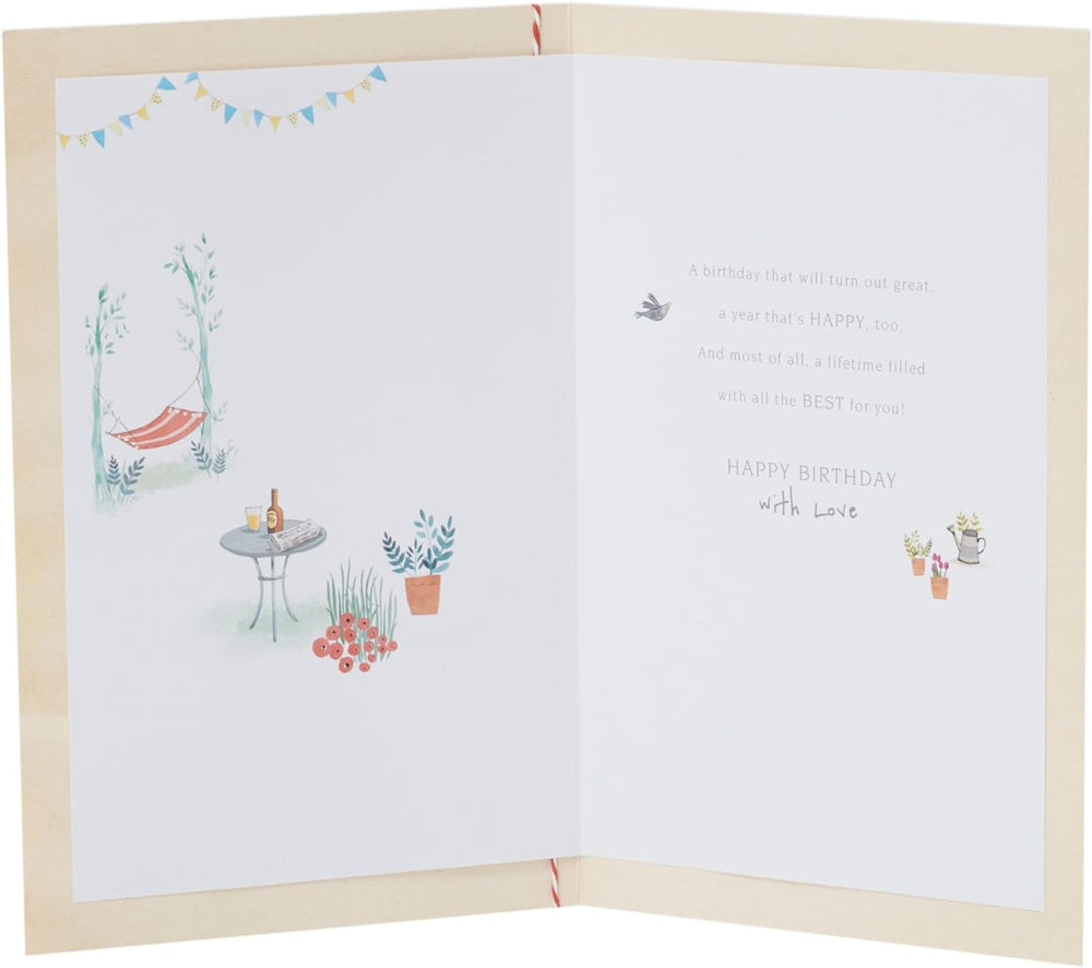 Garden Relax Design Son In Law Birthday Card