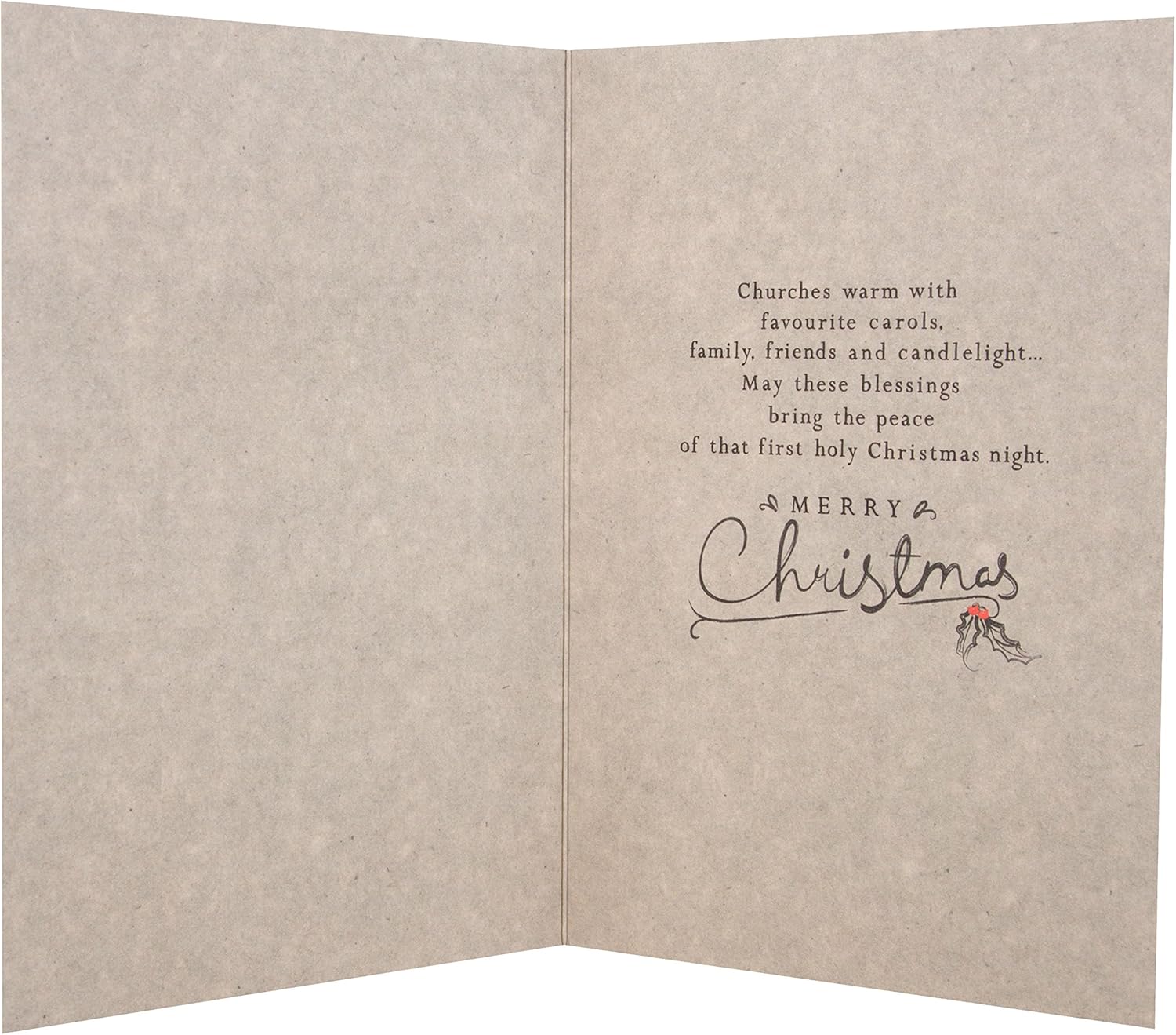Hallmark Christmas Card – Religious Blessings Design with Traditional Verse