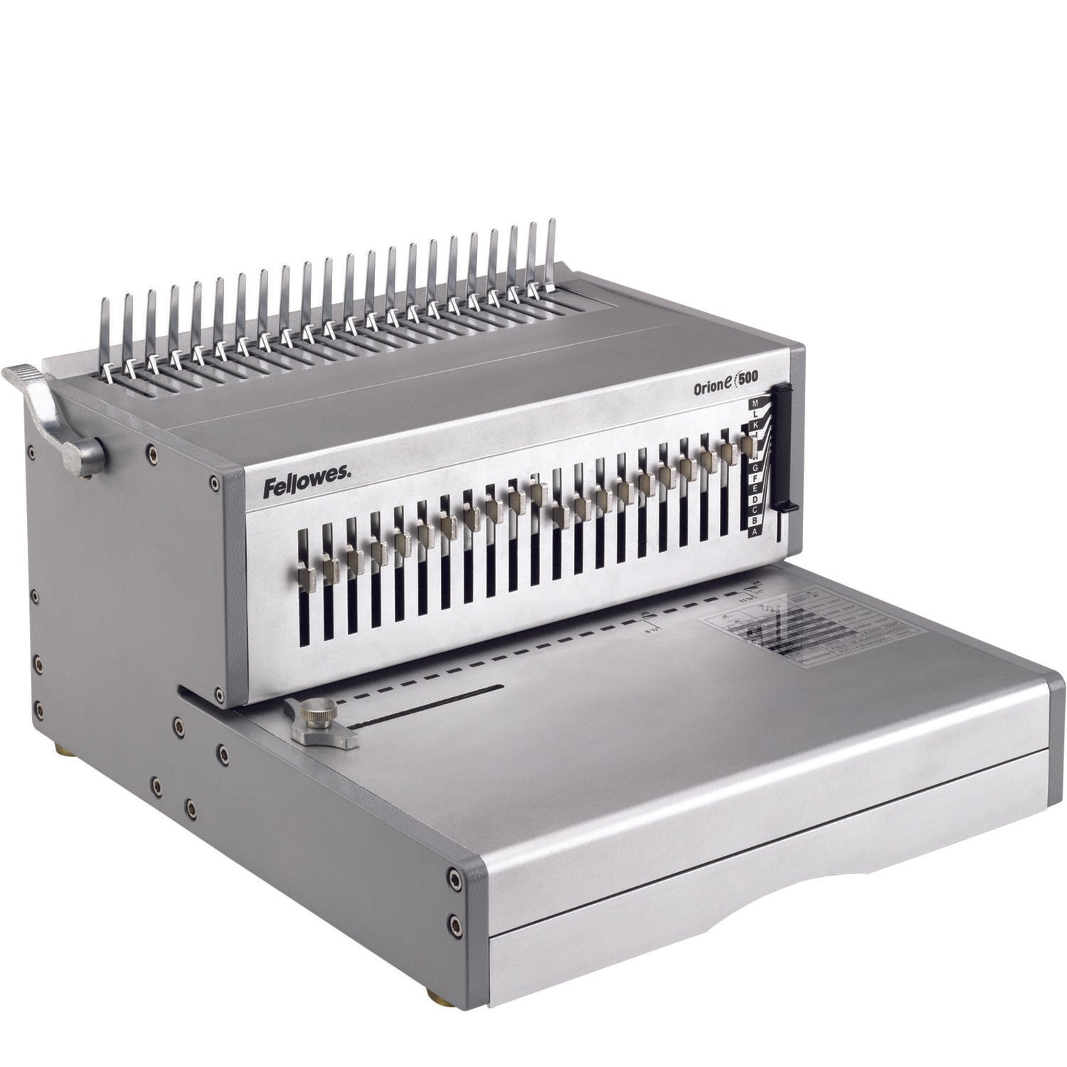 Fellowes Orion Electric Comb Binding Machine Light Grey 5642701