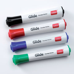 ValueX Whiteboard Marker Bullet Tip 3mm Line Assorted Colours (Pack 4) - 1902077