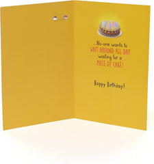 Funny Friend Adult Humorous Birthday Card with Badge