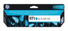 HP 971 Cyan Standard Capacity Ink Cartridge 25ml for HP OfficeJet Pro X451/X476/X551/X576 - CN622AE