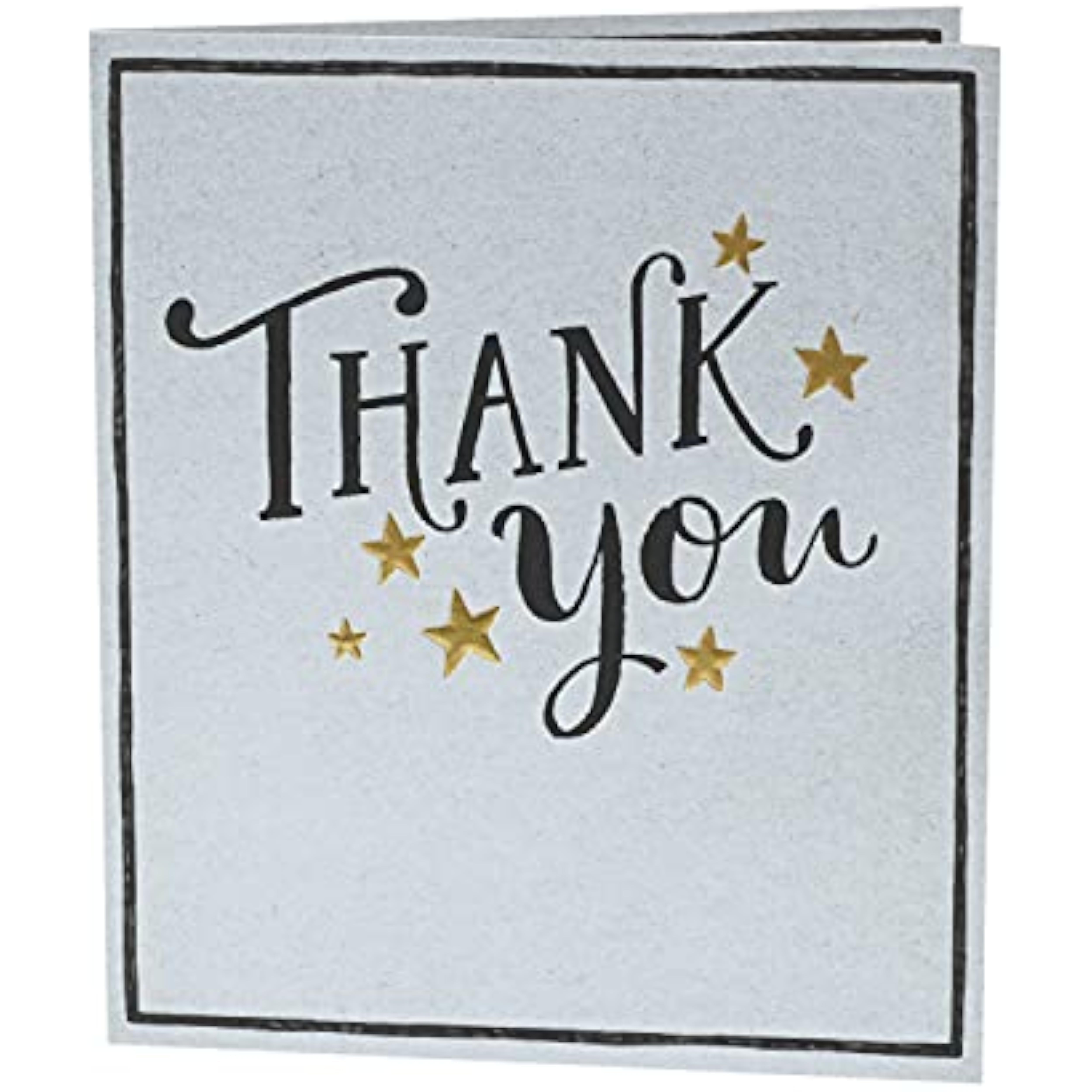 Gold Stars Thank You Very, very much! Card