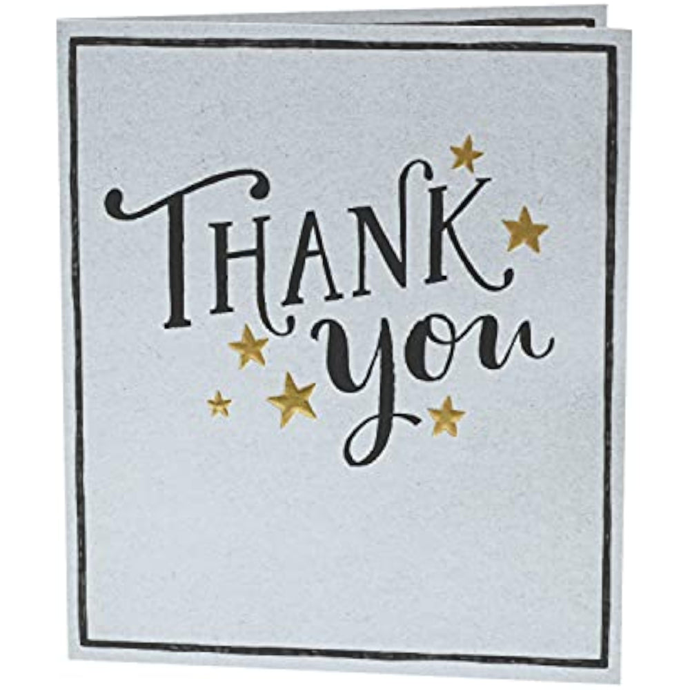 Gold Stars Thank You Very, very much! Card