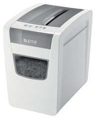 Leitz IQ Slim Home Office Cross Cut Shredder 23 Litre 10 Sheet White 80011000 DD