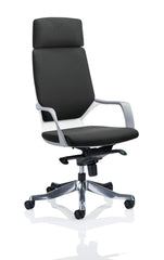 Xenon White Shell High Back Black Fabric KC0226 DD