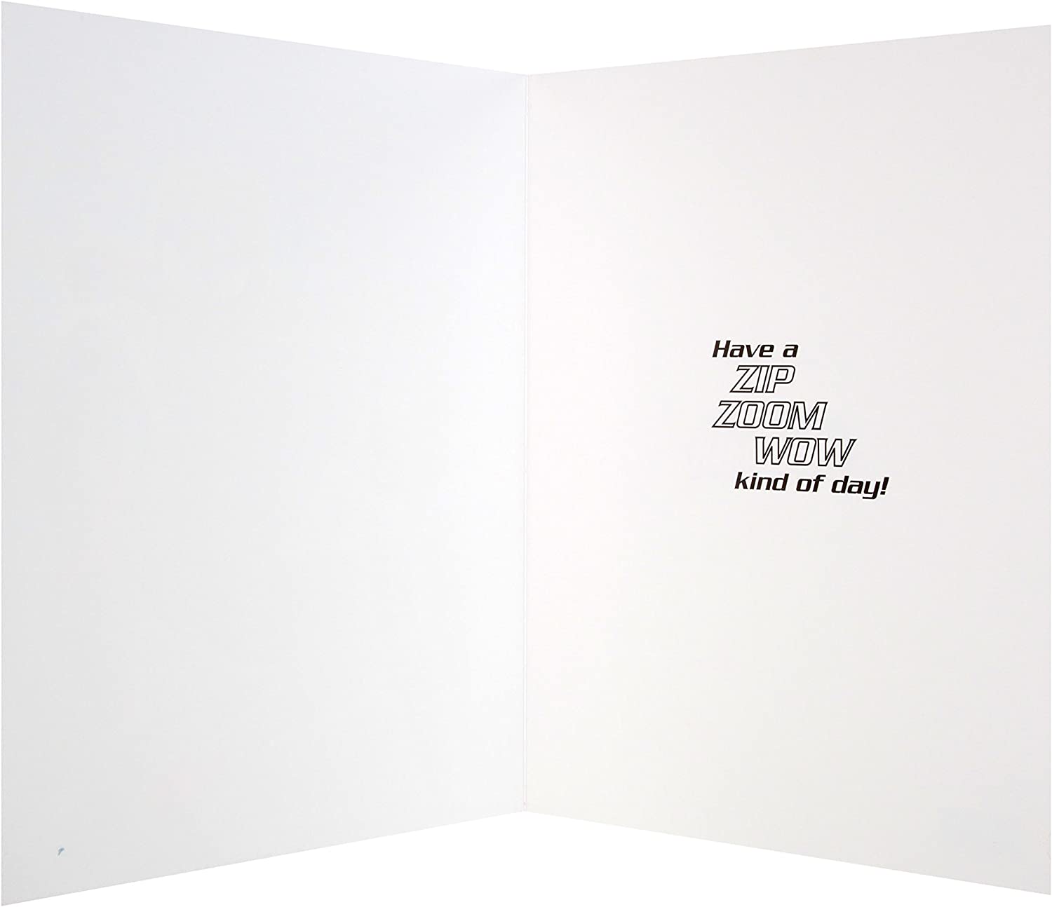 Spiderman Birthday Card 'Zip Zoom Wow'Extra Large