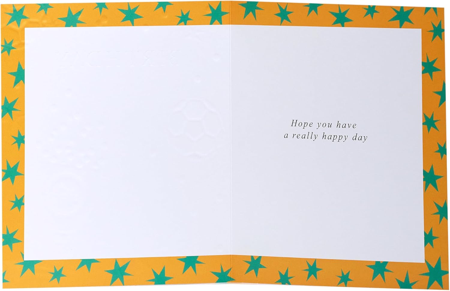 UK Greetings birthday greeting card in 165 x 190 mm size, featuring colorful design and festive imagery.