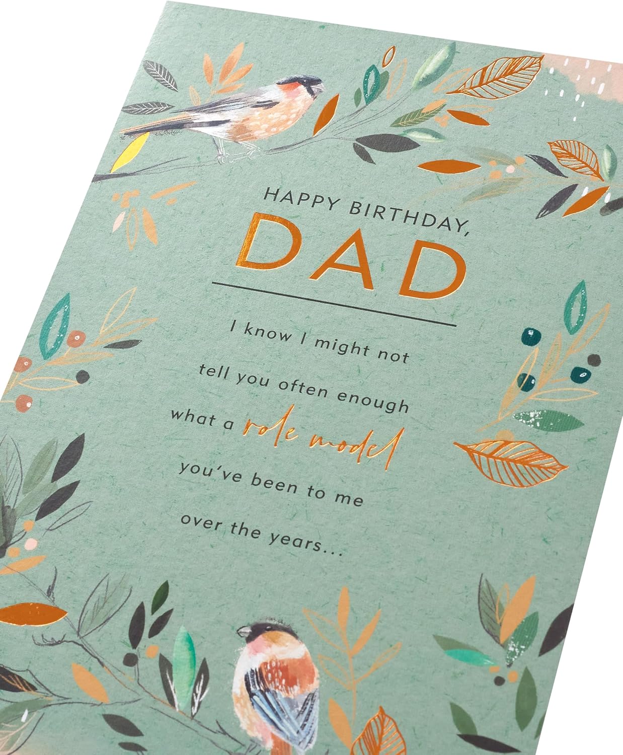 UK Greetings 75th birthday card for dad featuring a thoughtful milestone design, perfect for celebrating a special birthday.