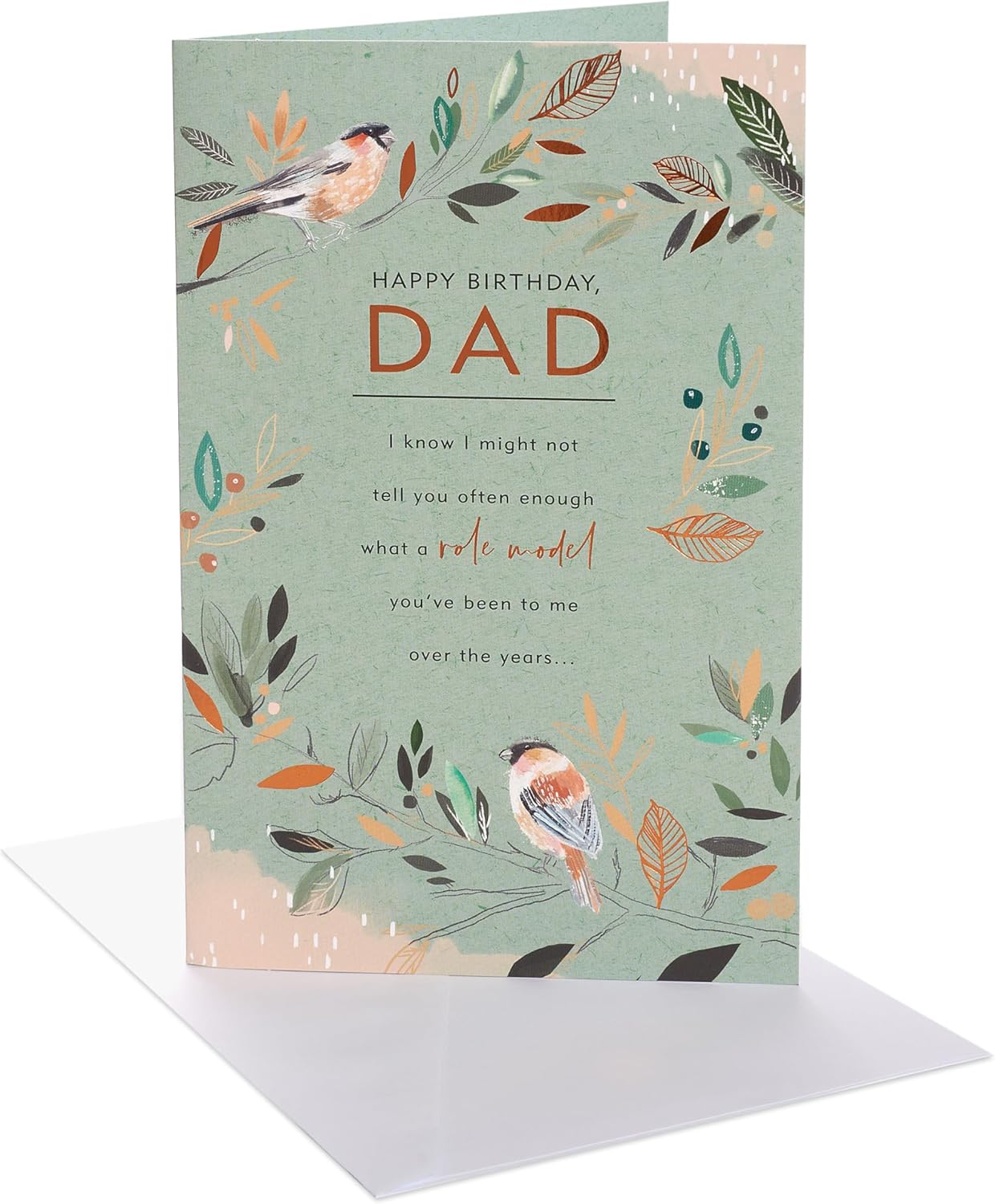 UK Greetings 75th birthday card for dad, a thoughtful milestone greeting card with colorful design and heartfelt message.