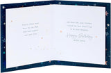 UK Greetings birthday card for Dad from daughter with starry design, featuring heartfelt message and festive artwork.