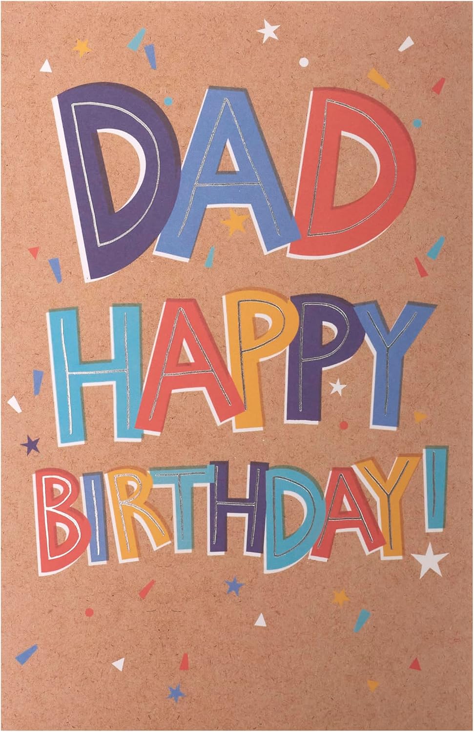 UK Greetings birthday card for dad, featuring a stylish design and heartfelt message, perfect for celebrating his special day.