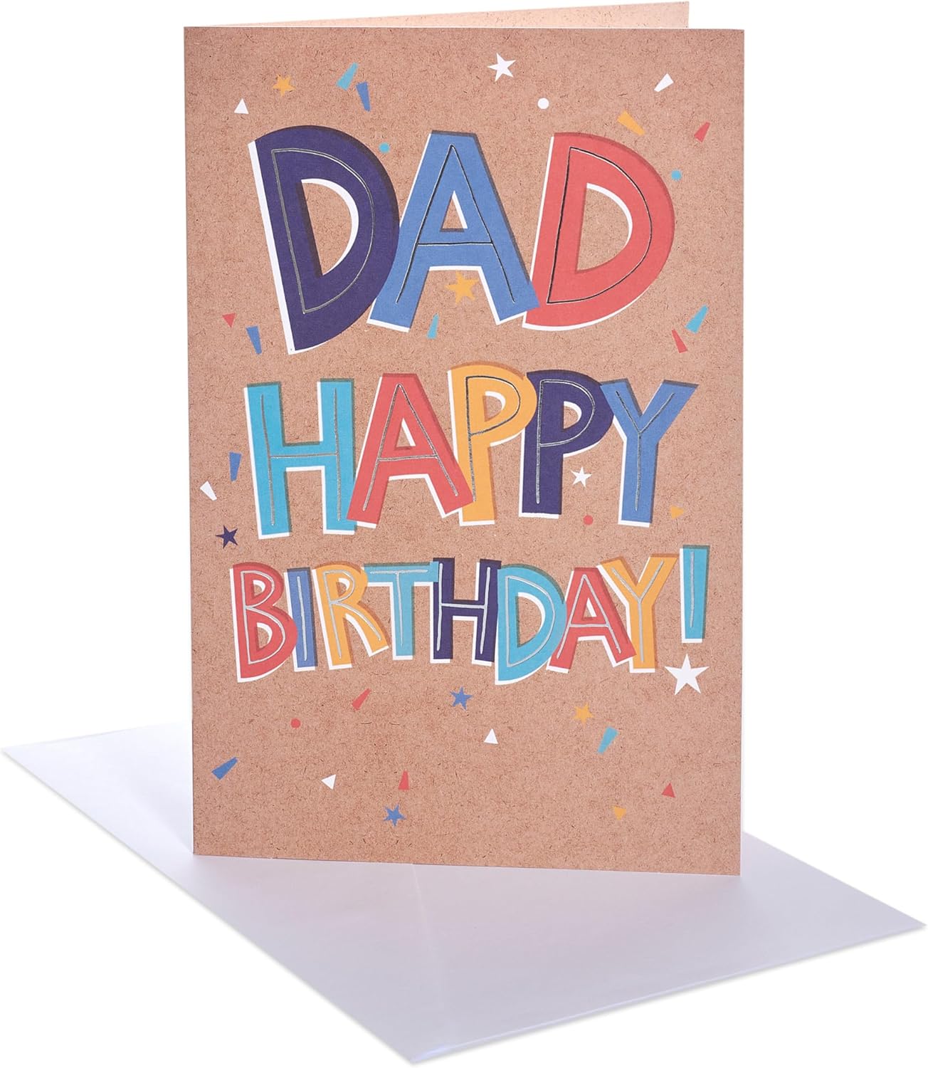 UK Greetings birthday card for dad, featuring a stylish design and heartfelt message for his special day.