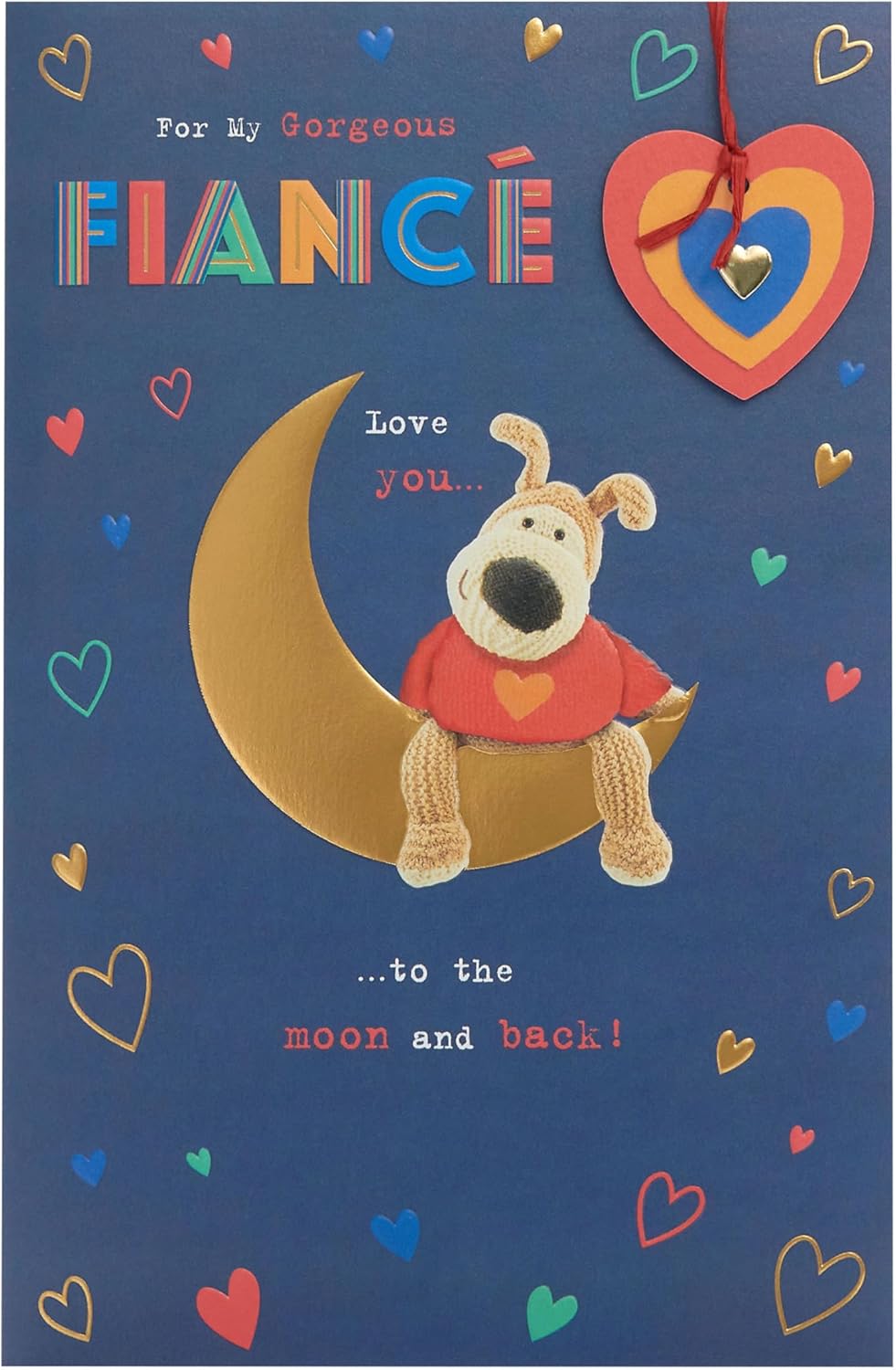 UK Greetings romantic birthday card for fiancé, featuring thoughtful design for celebrating him on his special day.