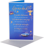 UK Greetings birthday card for Grandad, featuring colorful festive design and heartfelt message for celebrating grandfathers.