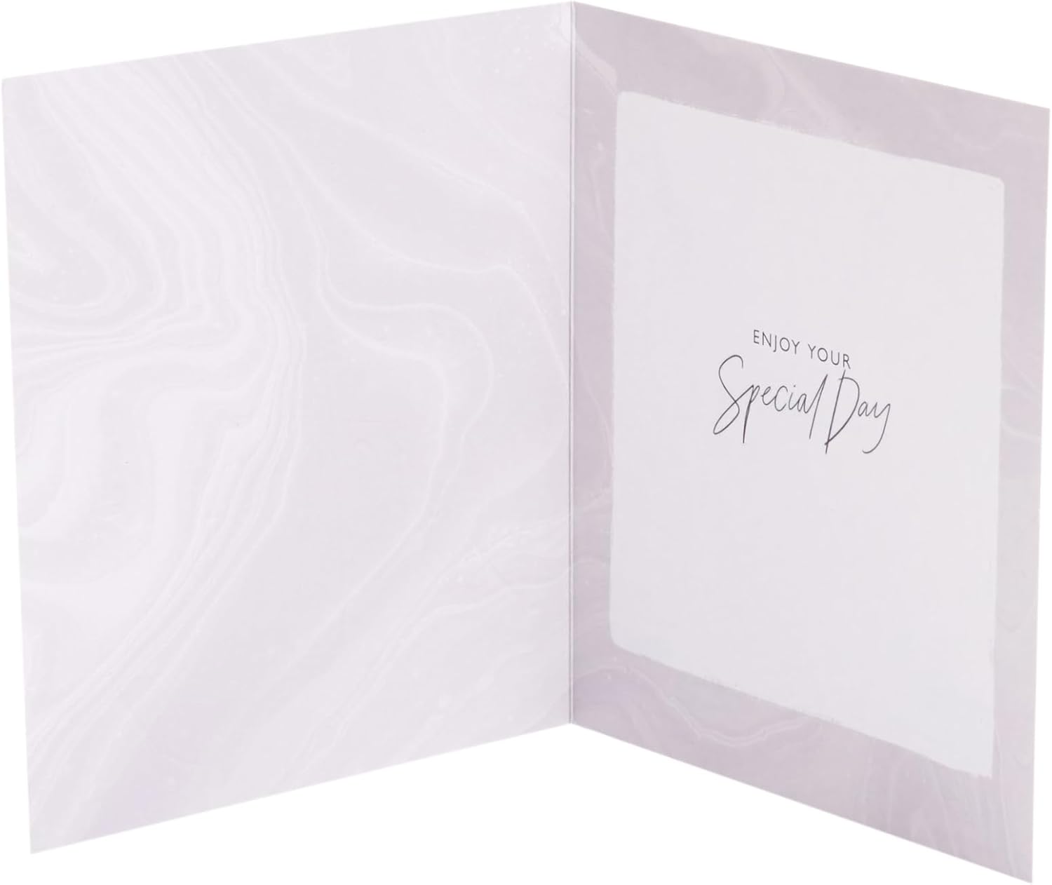 UK Greetings black and gold birthday card with elegant design, featuring festive accents and a stylish appearance.