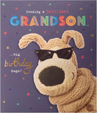 UK Greetings Boofle birthday card for grandson featuring a cute design and colorful illustration.