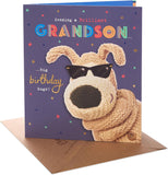 UK Greetings Boofle birthday card for grandson featuring a cute design, perfect for celebrating a special birthday.